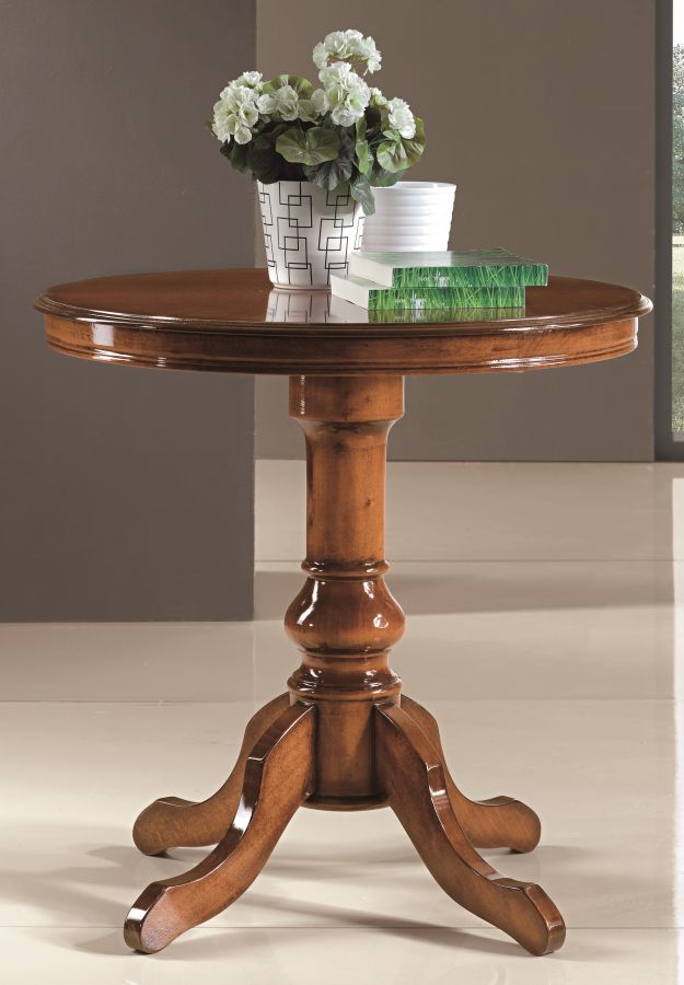 Tavoli rotondi e ovali: Tavolo bar rotondo in legno